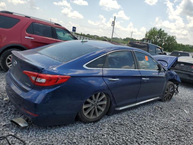 5NPE34AF8HH535857 - 2017 HYUNDAI SONATA SPORT BLUE photo 3