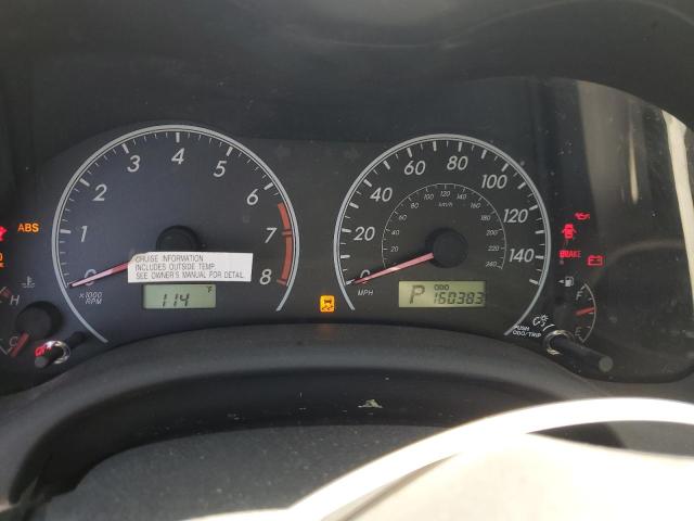 5YFBU4EE8CP052107 - 2012 TOYOTA COROLLA BASE Серебристый фото 9