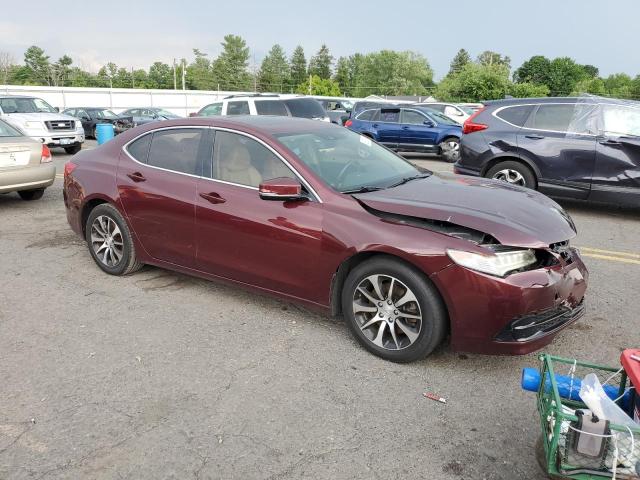 19UUB1F55FA001637 - 2015 ACURA TLX TECH BURGUNDY photo 4