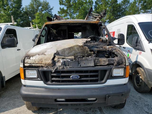 1FTNE24W67DB33401 - 2007 FORD ECONOLINE E250 VAN WHITE photo 5