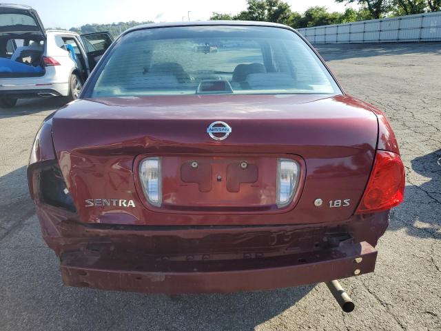 3N1CB51A96L497754 - 2006 NISSAN SENTRA 1.8S BURGUNDY photo 6