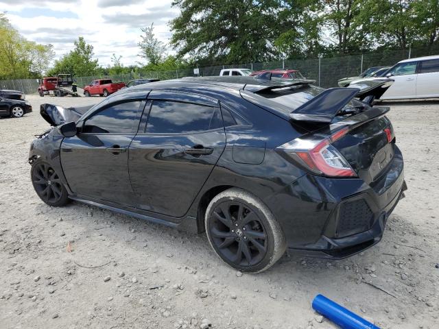 SHHFK7H43JU207228 - 2018 HONDA CIVIC SPORT შავი ფოტო 2