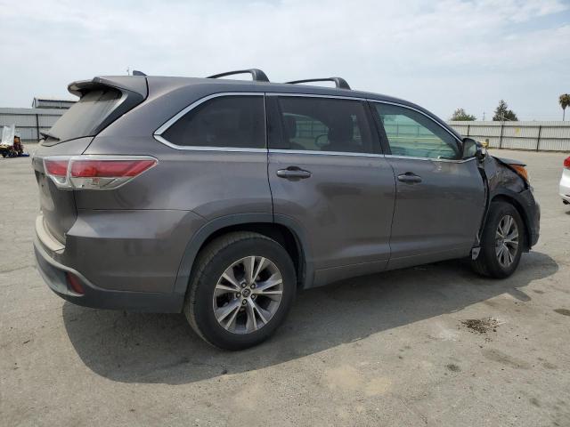 5TDZKRFH6GS134487 - 2016 TOYOTA HIGHLANDER LE GRAY photo 3