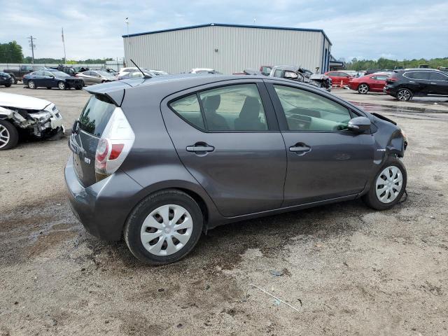 JTDKDTB38C1516109 - 2012 TOYOTA PRIUS C SILVER photo 3