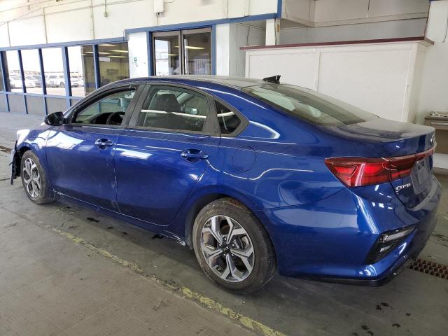 3KPF24AD0KE138967 - 2019 KIA FORTE FE BLUE photo 2