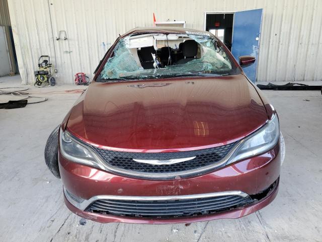 1C3CCCAB2FN709891 - 2015 CHRYSLER 200 LIMITED BURGUNDY photo 5