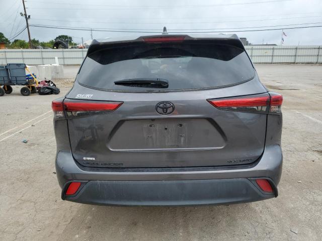 5TDGZRBH7MS134213 - 2021 TOYOTA HIGHLANDER XLE GRAY photo 6