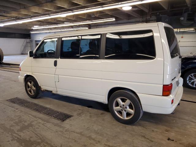 WV2KB47012H028119 - 2002 VOLKSWAGEN EUROVAN GLS WHITE photo 2