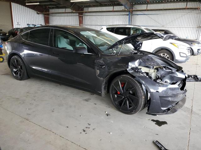 5YJ3E1ETXRF870151 - 2024 TESLA MODEL 3 灰色 照片 4