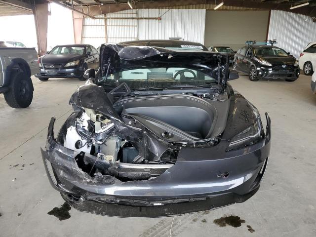 5YJ3E1ETXRF870151 - 2024 TESLA MODEL 3 灰色 照片 5