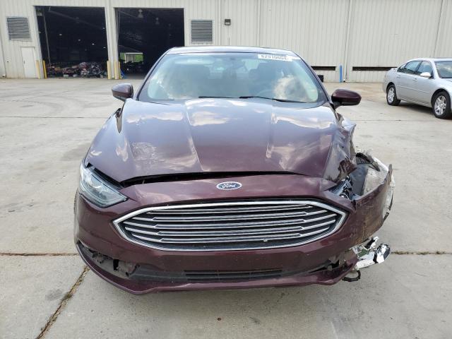 3FA6P0H79HR231407 - 2017 FORD FUSION SE BURGUNDY photo 5