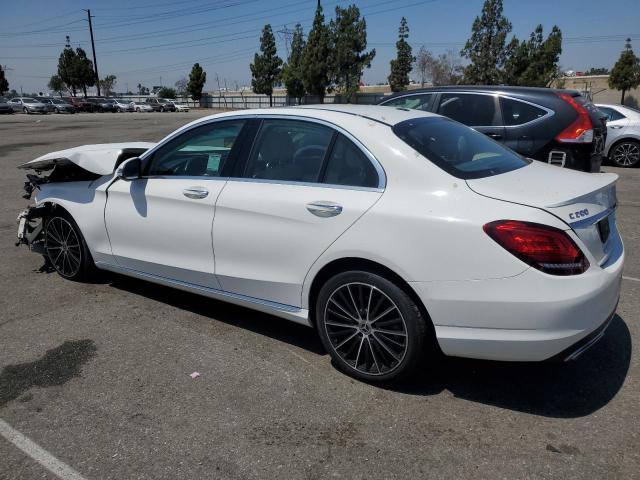 55SWF8DB2KU306915 - 2019 MERCEDES-BENZ C 300 WHITE photo 2