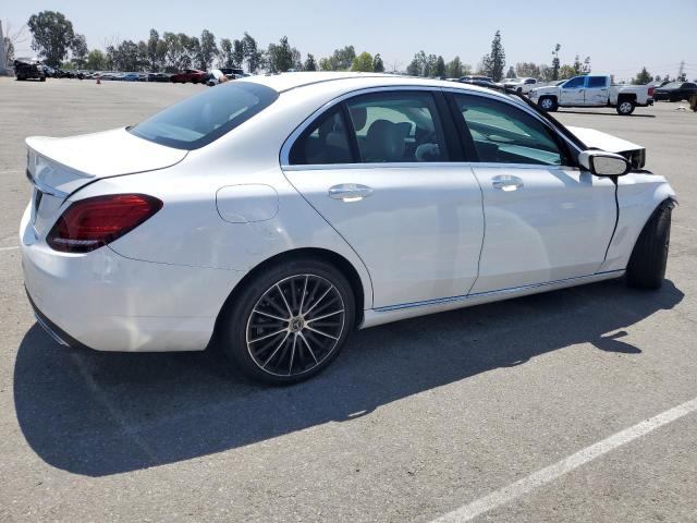 55SWF8DB2KU306915 - 2019 MERCEDES-BENZ C 300 WHITE photo 3