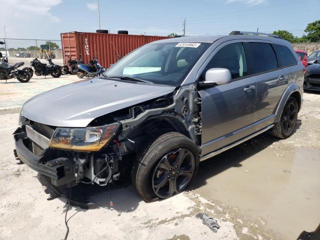 3C4PDCGG0JT490077 - 2018 DODGE JOURNEY CROSSROAD GRAY photo 1