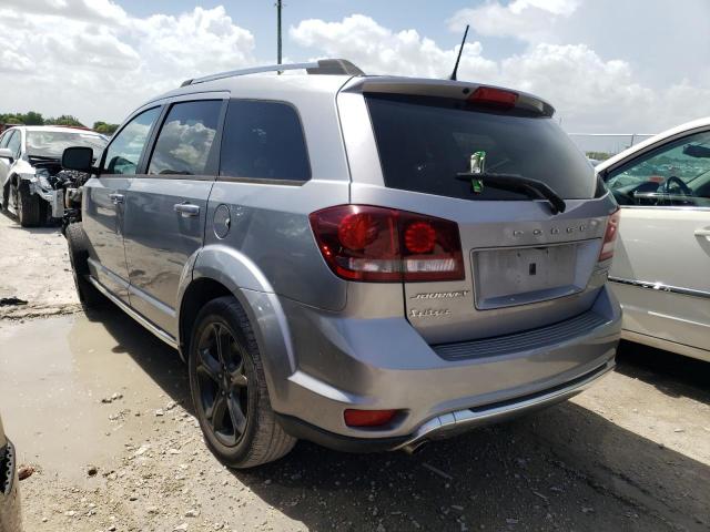 3C4PDCGG0JT490077 - 2018 DODGE JOURNEY CROSSROAD GRAY photo 2