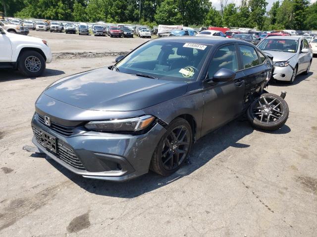 2HGFE2F54NH549943 - 2022 HONDA CIVIC SPORT 灰色 照片 2