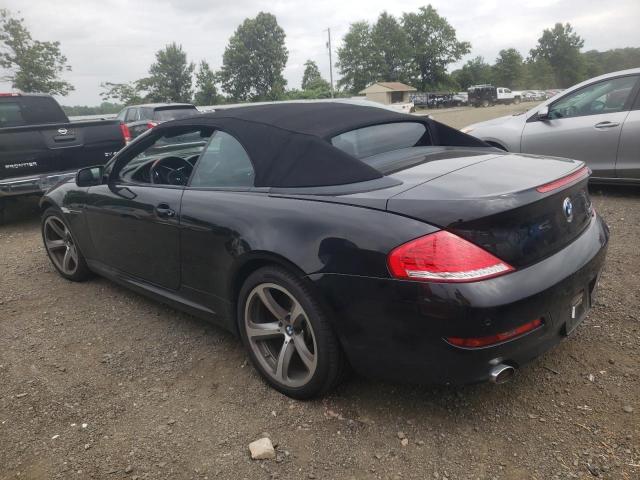 WBAEB535X8CX60545 - 2008 BMW 650 I BLACK photo 2