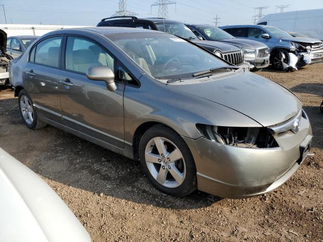 1HGFA16847L131856 - 2007 HONDA CIVIC EX GRAY photo 4