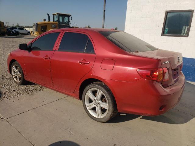 1NXBU4EE9AZ189892 - 2010 TOYOTA COROLLA BASE RED photo 2