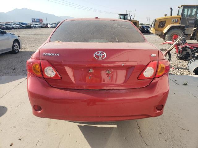 1NXBU4EE9AZ189892 - 2010 TOYOTA COROLLA BASE RED photo 6