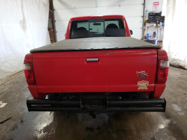 1FTYR10U13PA02238 - 2003 FORD RANGER RED photo 6