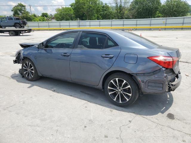 2T1BURHE1KC216823 - 2019 TOYOTA COROLLA L GRAY photo 2