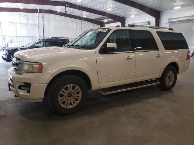 1FMJK2AT9FEF01107 - 2015 FORD EXPEDITION EL LIMITED WHITE photo 1