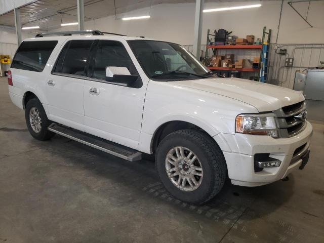 1FMJK2AT9FEF01107 - 2015 FORD EXPEDITION EL LIMITED WHITE photo 4