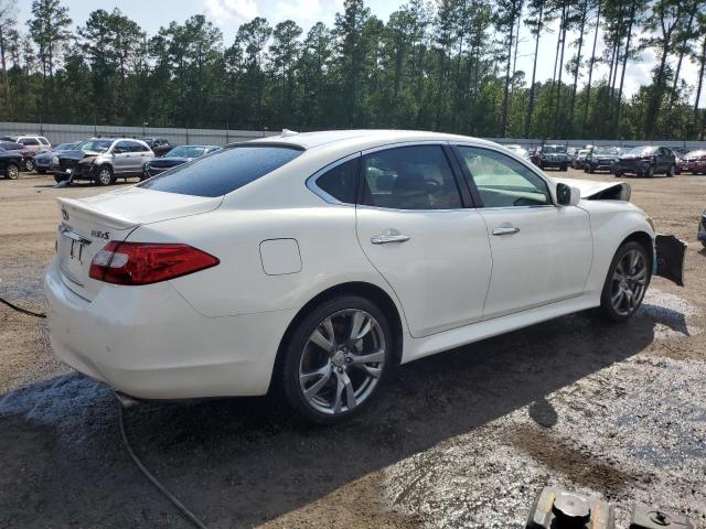 JN1BY1AR3DM603112 - 2013 INFINITI M37 X WHITE photo 3