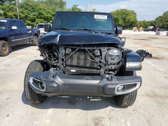 1C4HJXEN8LW240573 - 2020 JEEP WRANGLER SAHARA BLACK photo 5