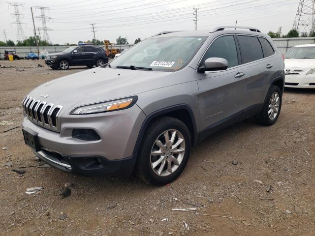 1C4PJMDBXGW261500 - 2016 JEEP CHEROKEE LIMITED GRAY photo 1