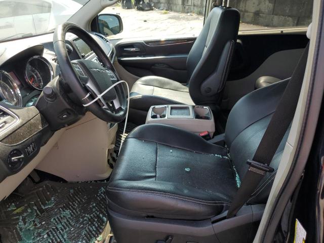 2A4RR8DG7BR614355 - 2011 CHRYSLER TOWN & COU TOURING L BLACK photo 7