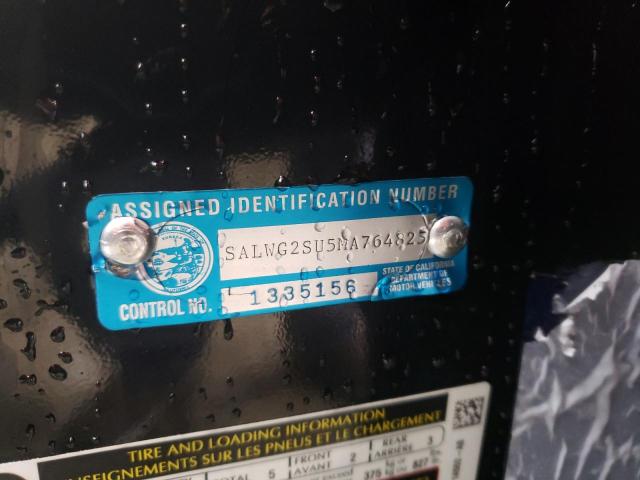 SALWG2SU5MA764825 - 2021 LAND ROVER RANGE ROVE SE BLACK photo 10