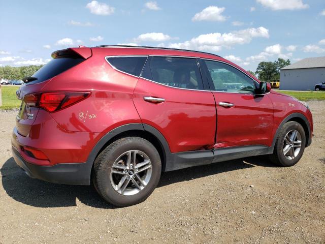 5XYZUDLB2HG480161 - 2017 HYUNDAI SANTA FE S RED photo 3