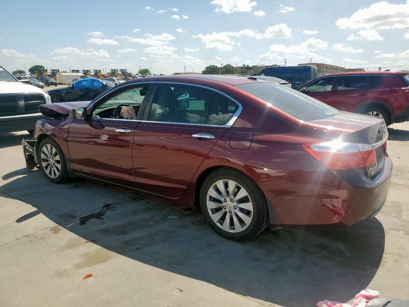 1HGCR2F86EA200721 - 2014 HONDA ACCORD EXL MAROON photo 2
