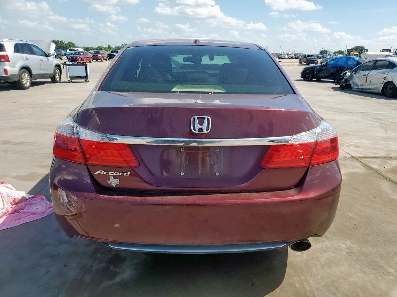 1HGCR2F86EA200721 - 2014 HONDA ACCORD EXL MAROON photo 6