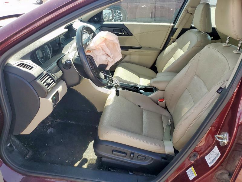 1HGCR2F86EA200721 - 2014 HONDA ACCORD EXL MAROON photo 7