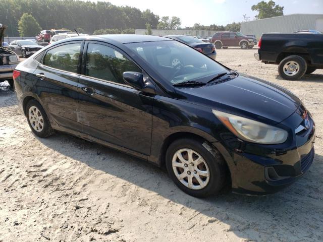 KMHCT4AEXDU479284 - 2013 HYUNDAI ACCENT GLS BLACK photo 4