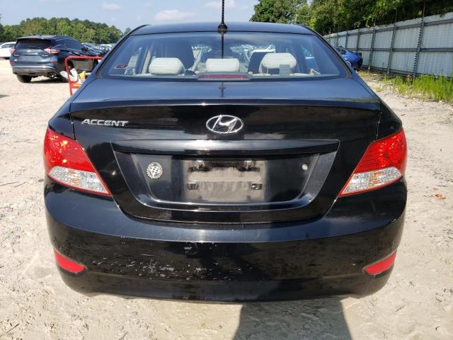 KMHCT4AEXDU479284 - 2013 HYUNDAI ACCENT GLS BLACK photo 6