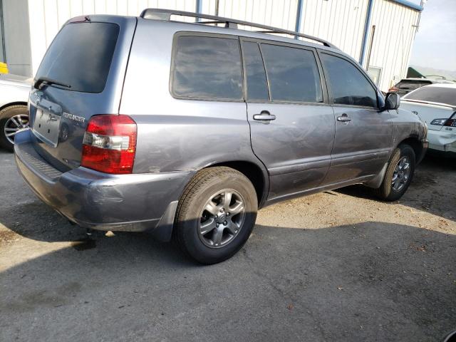 JTEDD21A140102157 - 2004 TOYOTA HIGHLANDER TEAL photo 3