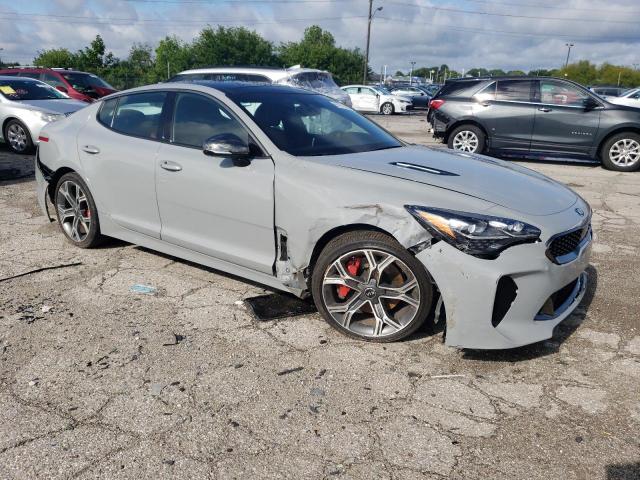 KNAE45LC5L6078379 - 2020 KIA STINGER GT1 GRAY photo 4