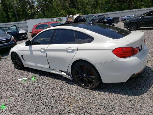 WBA4B1C57FD955417 - 2015 BMW 435 I GRAN COUPE WHITE photo 2