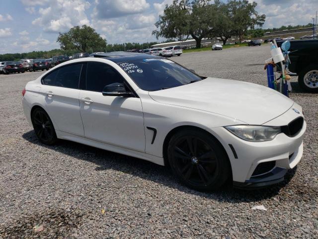 WBA4B1C57FD955417 - 2015 BMW 435 I GRAN COUPE WHITE photo 4