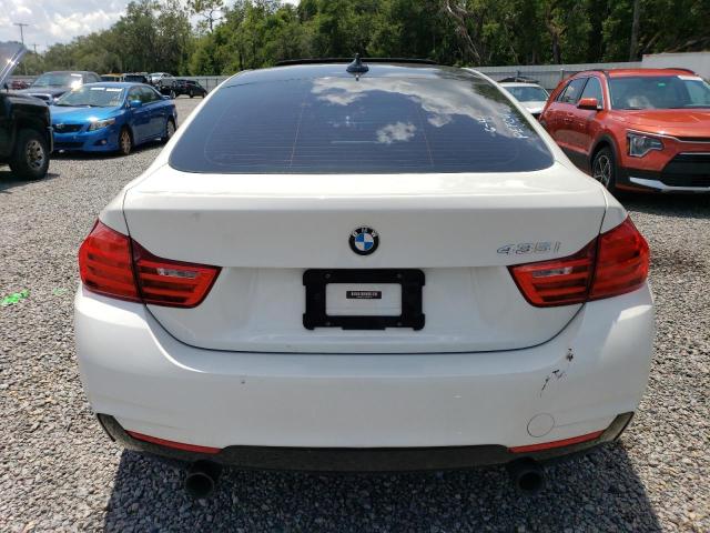 WBA4B1C57FD955417 - 2015 BMW 435 I GRAN COUPE WHITE photo 6