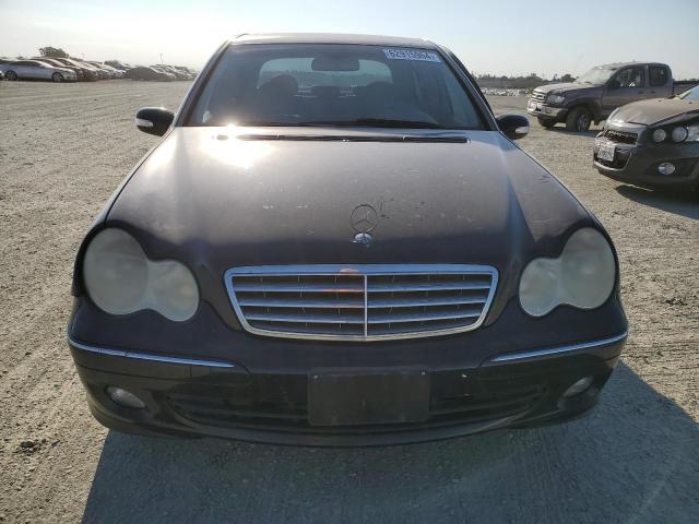 WDBRF81J95F654476 - 2005 MERCEDES-BENZ C 240 4MATIC BLUE photo 5