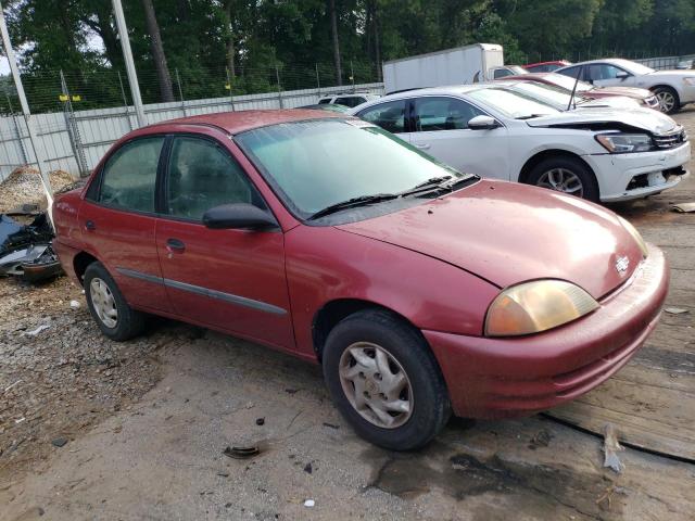 2C1MR522916700060 - 2001 CHEVROLET METRO LSI MAROON photo 4