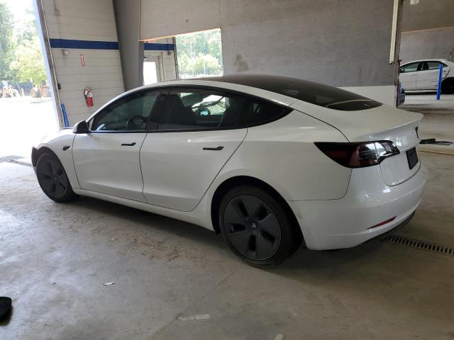 5YJ3E1EA3MF991689 - 2021 TESLA MODEL 3 WHITE photo 2