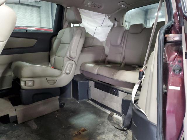 5FNRL5H69EB099379 - 2014 HONDA ODYSSEY EXL BURGUNDY photo 11