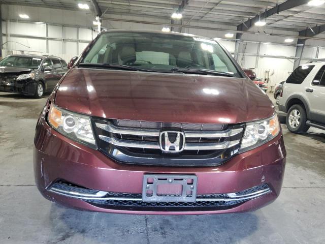 5FNRL5H69EB099379 - 2014 HONDA ODYSSEY EXL BURGUNDY photo 5
