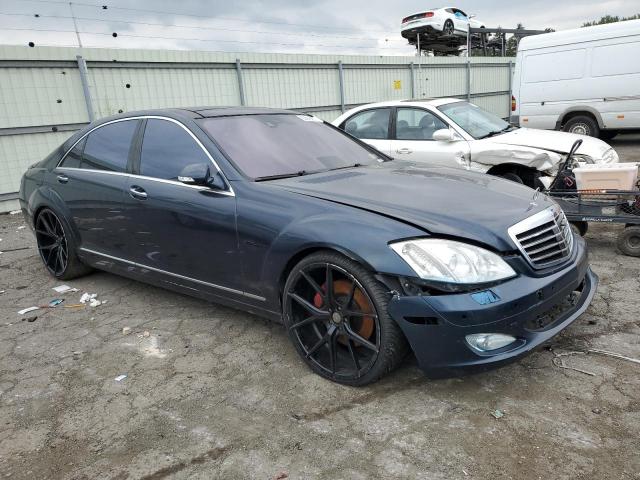 WDDNG76X87A100291 - 2007 MERCEDES-BENZ S 600 BLUE photo 4